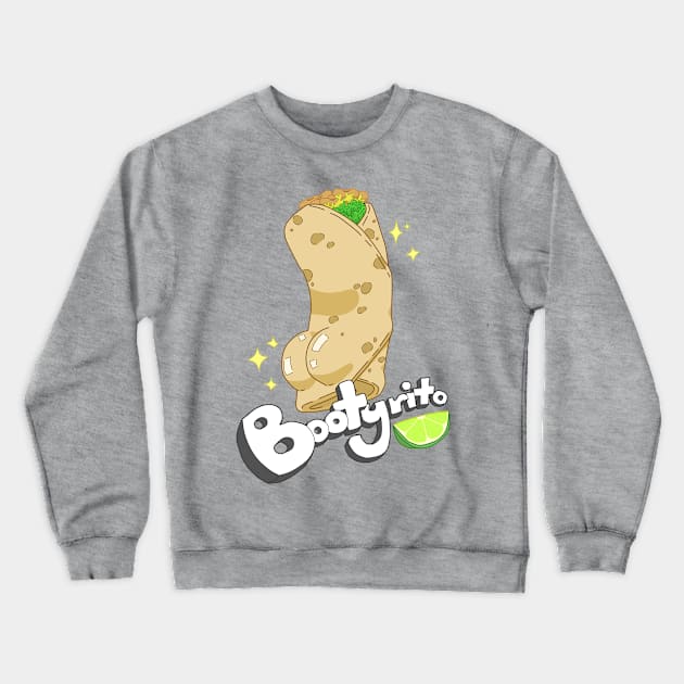 Bootyrito Crewneck Sweatshirt by LadybugDraws